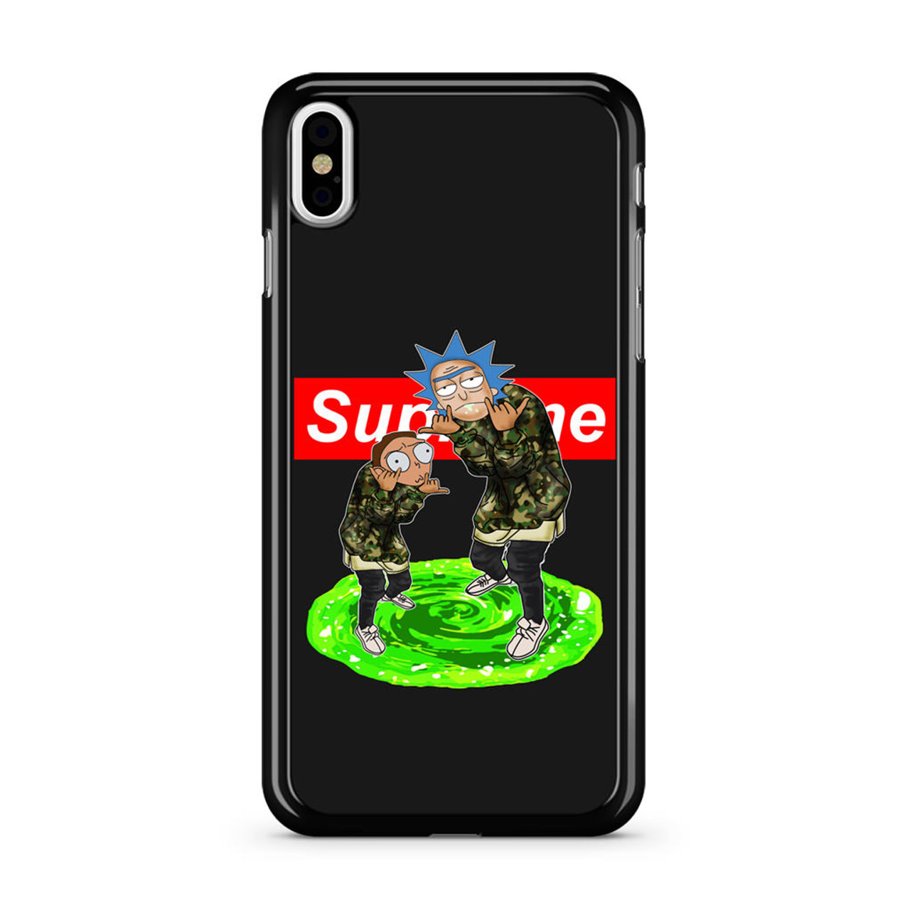 Rick and Morty Hypebeast iPhone X Case - CASESHUNTER