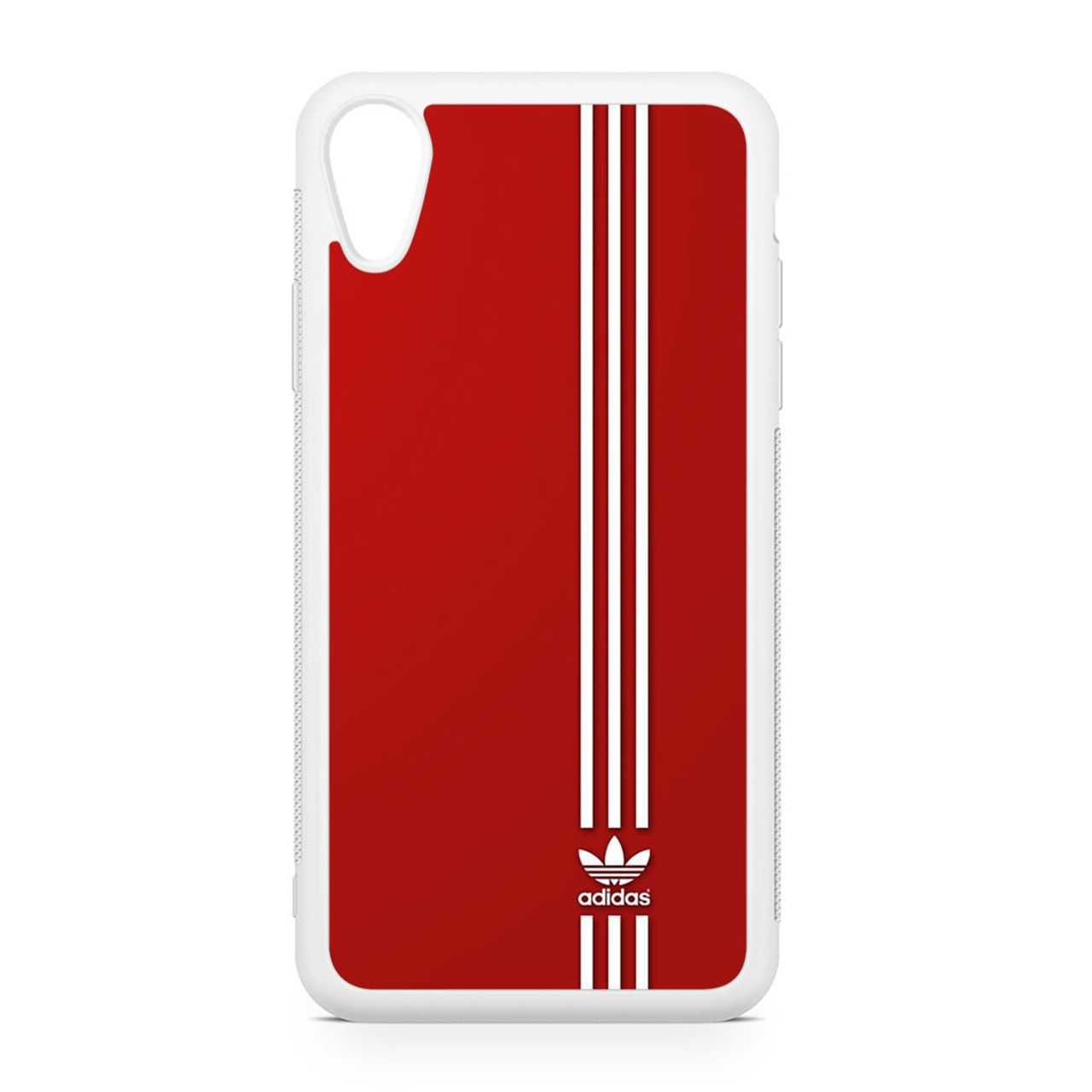 Brand Adidas Red White Sport Iphone Xr Case Caseshunter