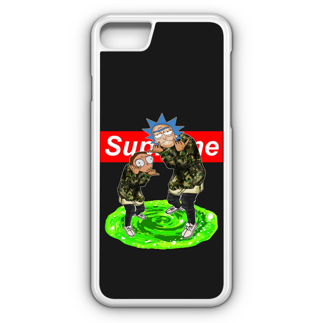 Rick and Morty Hypebeast iPhone 8 Case - CASESHUNTER