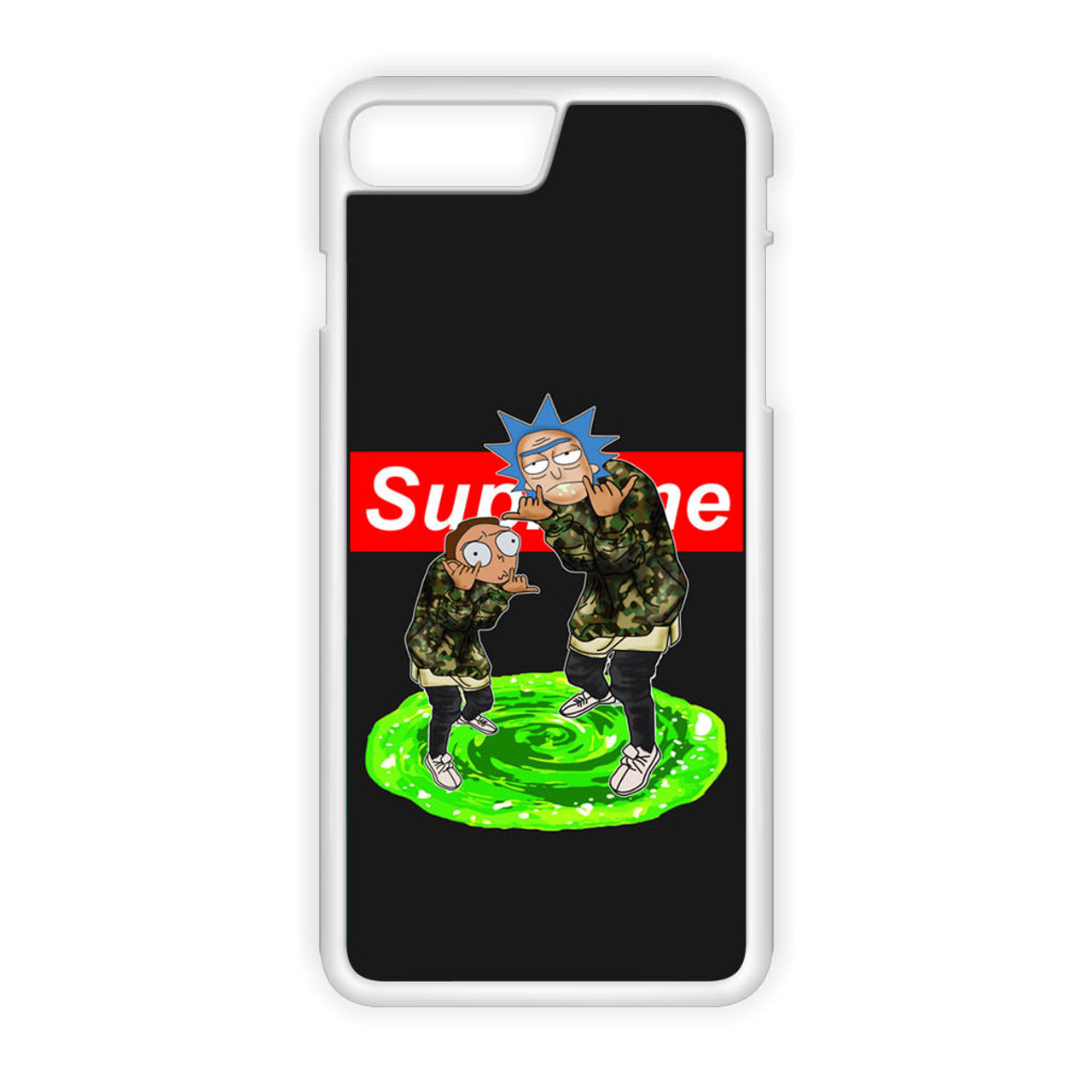 Rick and Morty Hypebeast iPhone 8 Plus Case - CASESHUNTER