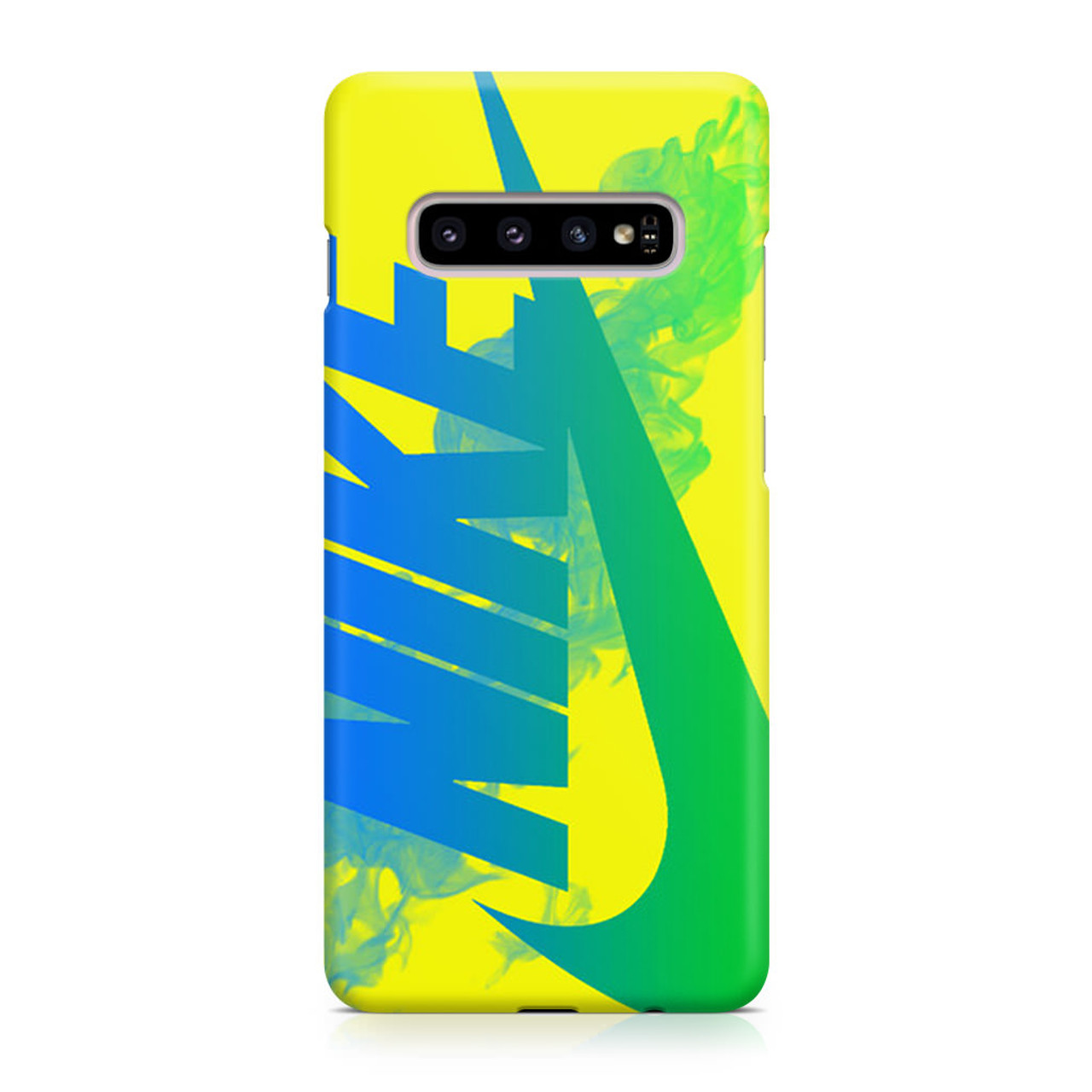 Nike Logo in Yellow Samsung Galaxy S10 Plus Case - CASESHUNTER