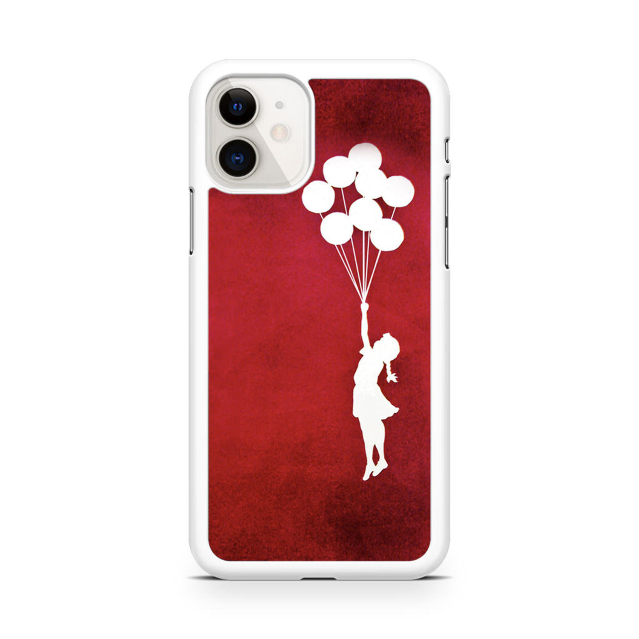 Banksy Ballon Girls Red iPhone 11 Case - CASESHUNTER