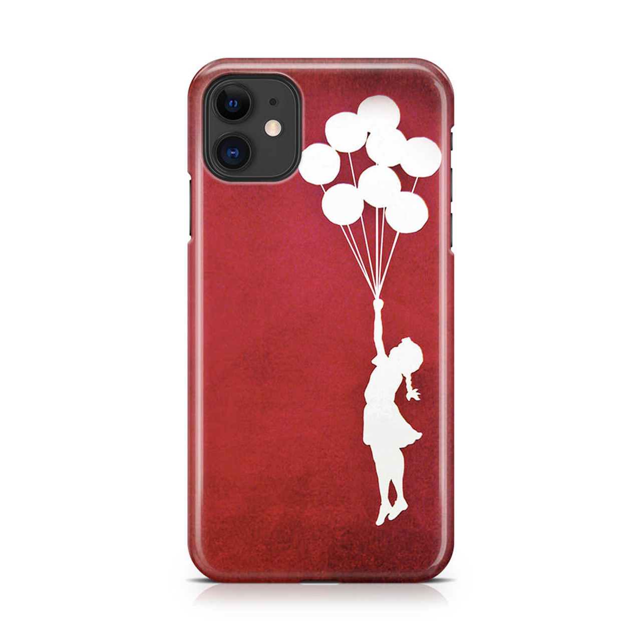 Banksy Ballon Girls Red iPhone 11 Case - CASESHUNTER