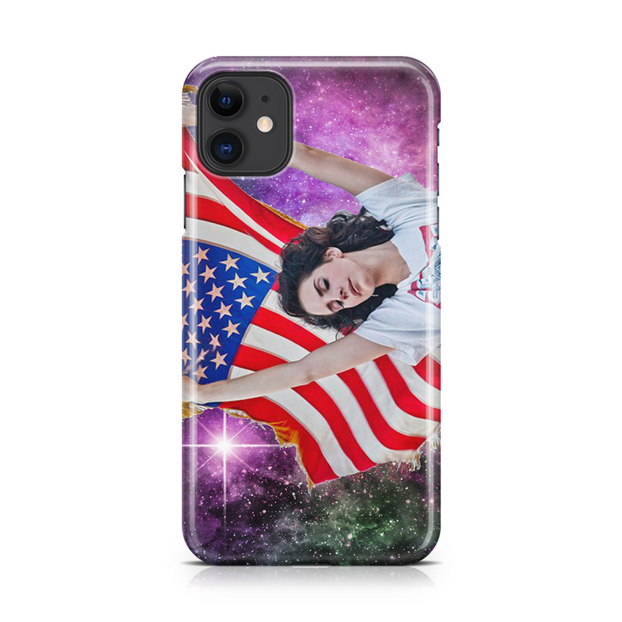 USA on Nebula Nike Lana Del Rey iPhone 11 Case - CASESHUNTER