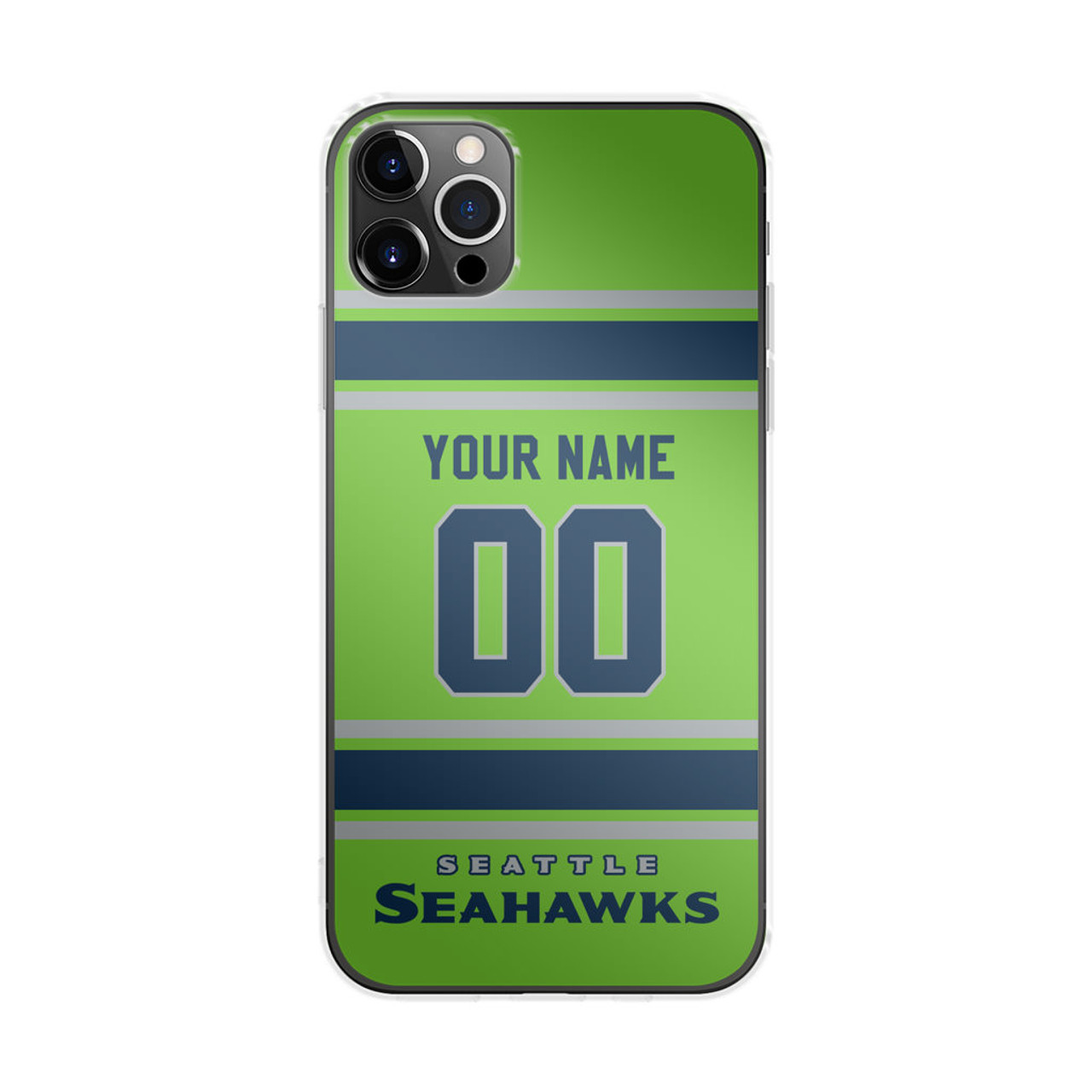 Custom Number And Name Nfl 3D Hawaiian Shirt Seattle Seahawks Logo Custom  Hot Men And Women For Fans - Banantees