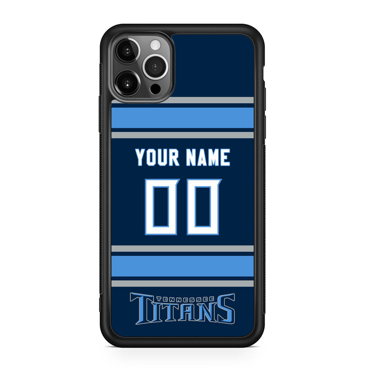 : Customized Phone Case Football Jersey Black Case for