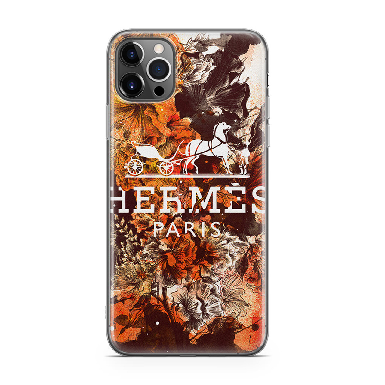 Hermes Full Bloom iPhone 12 Pro Case - CASESHUNTER