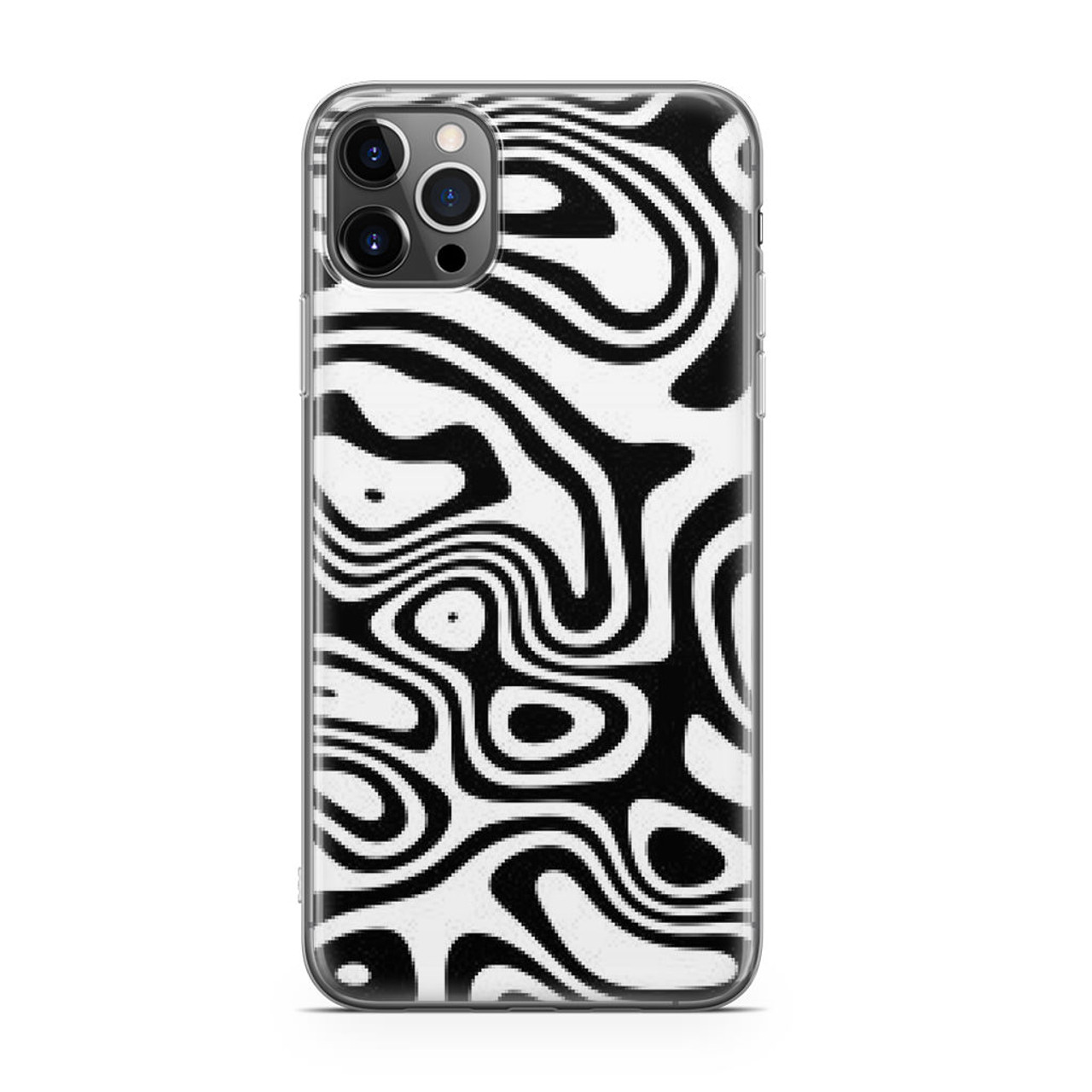 Abstract Black And White Background Iphone 12 Pro Max Case Caseshunter