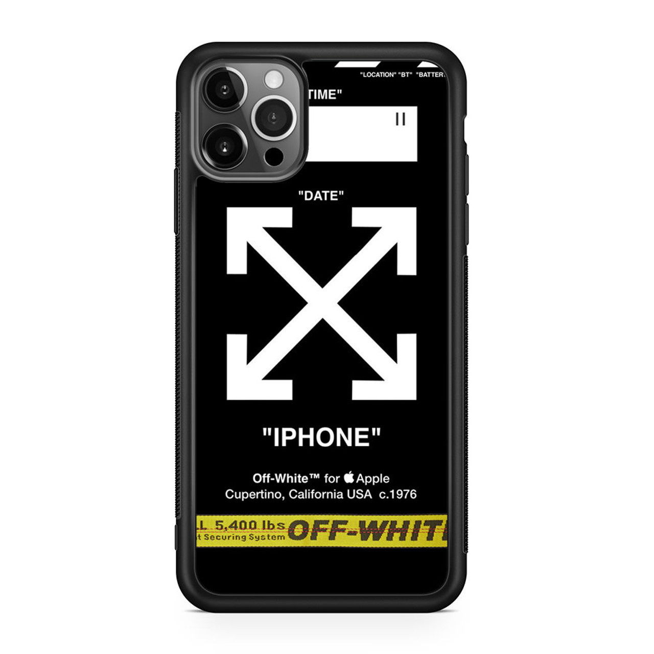 Off White X Apple Iphone 12 Pro Max Case Caseshunter