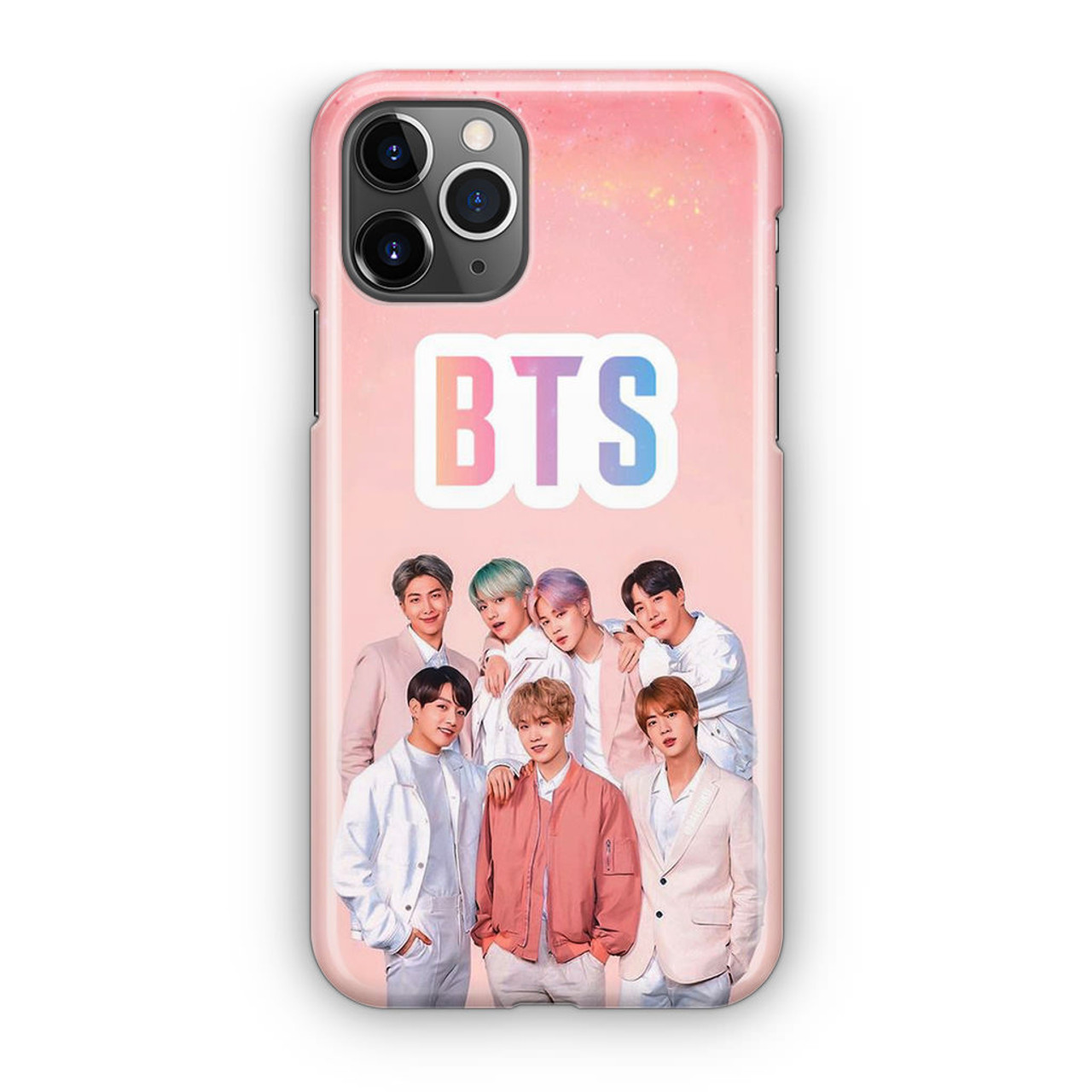 BTS Member in Pink iPhone 12 Pro Max Case - CASESHUNTER