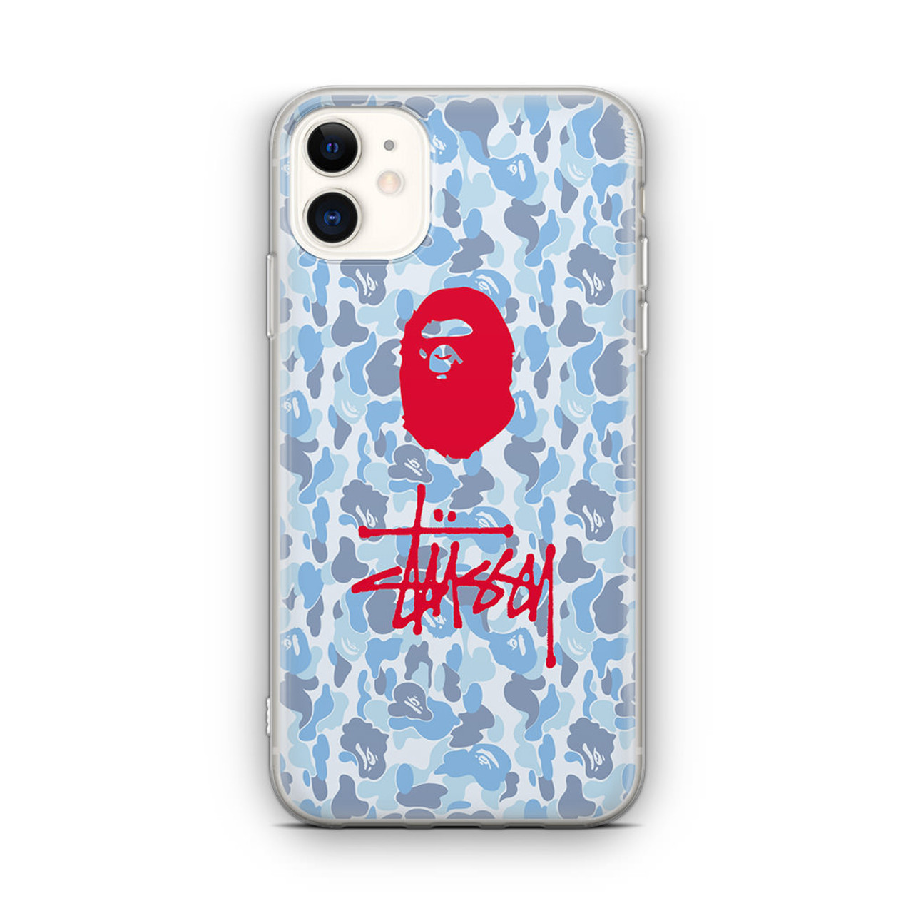 Bape X Stussy iPhone 12 Mini Case - CASESHUNTER