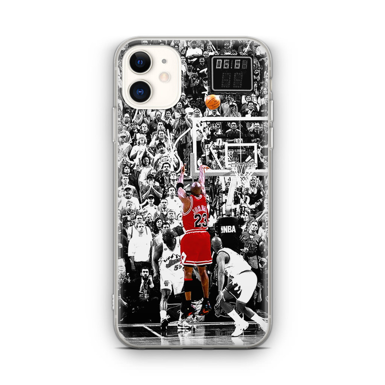 Michael Jordan Shoot in NBA iPhone 12 Case - CASESHUNTER