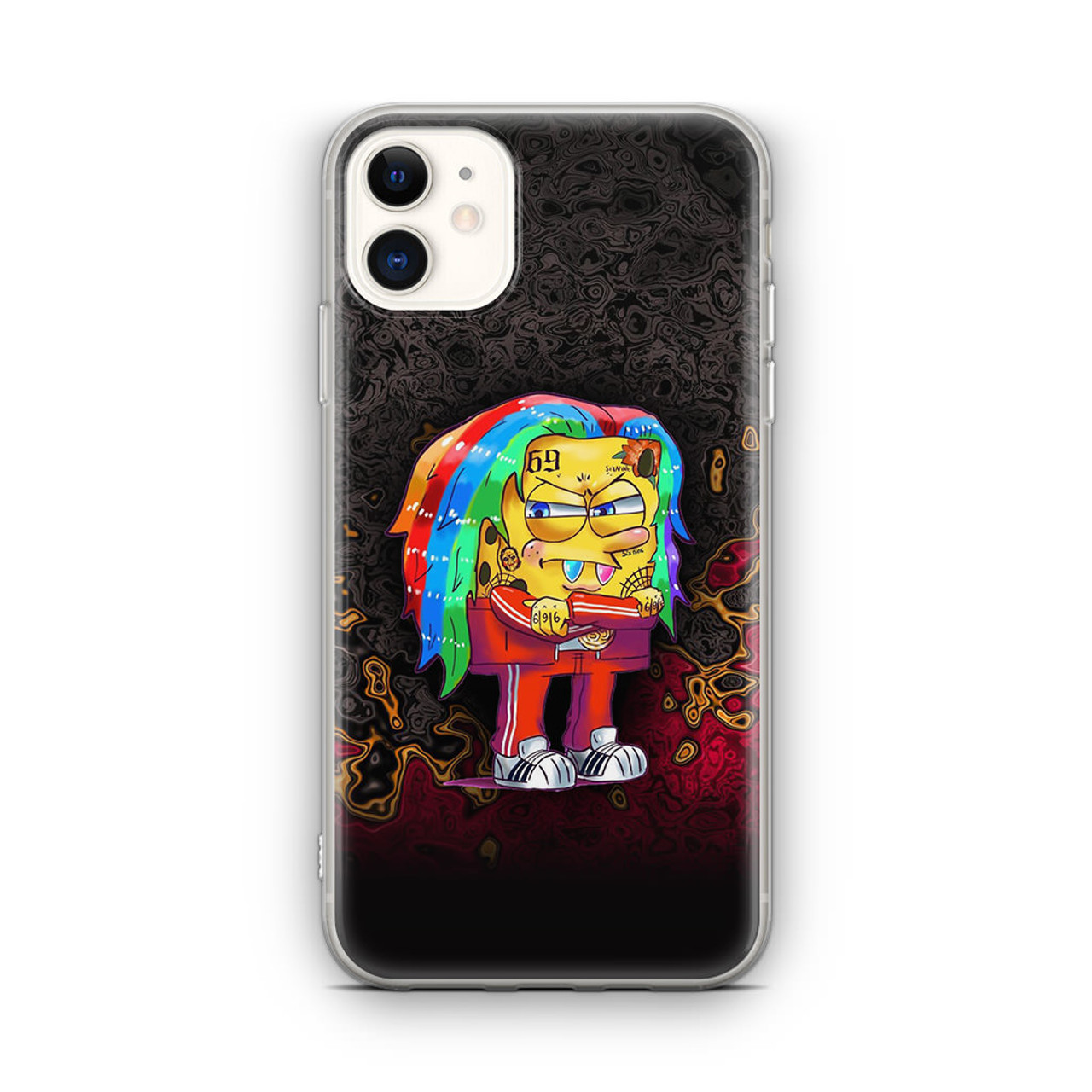 Spongebob Hypebeast 69 Mode iPhone 12 - CASESHUNTER