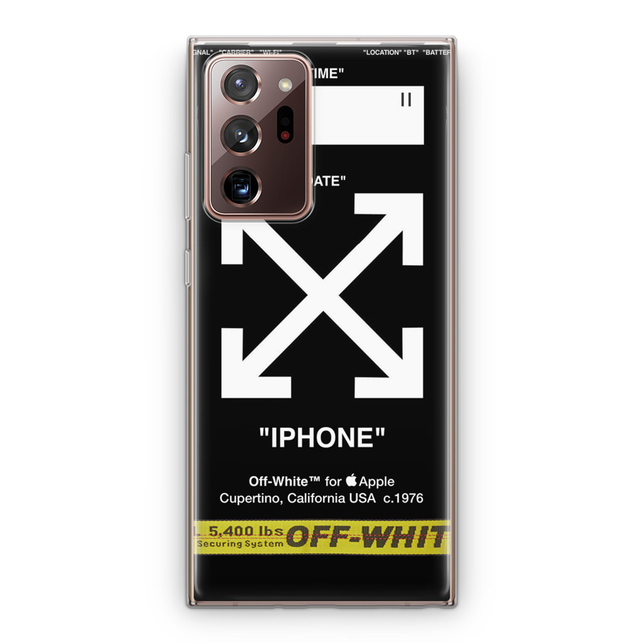 Off White X Apple Samsung Galaxy Note 20 Ultra Case - CASESHUNTER