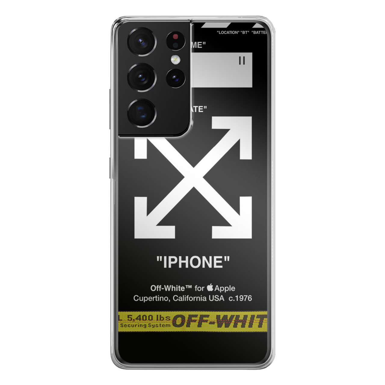 Off White X Apple Samsung Galaxy S21 Ultra Case - CASESHUNTER