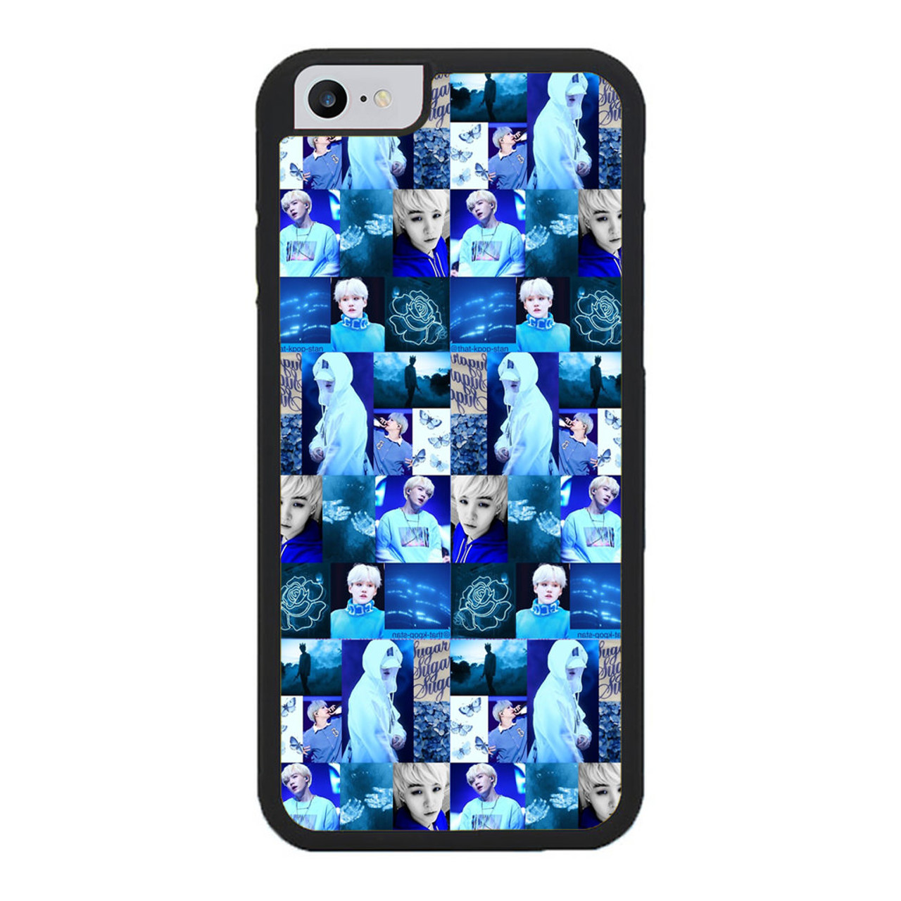 Bts Suga Blue Aesthetic Collage Iphone Se Case Caseshunter