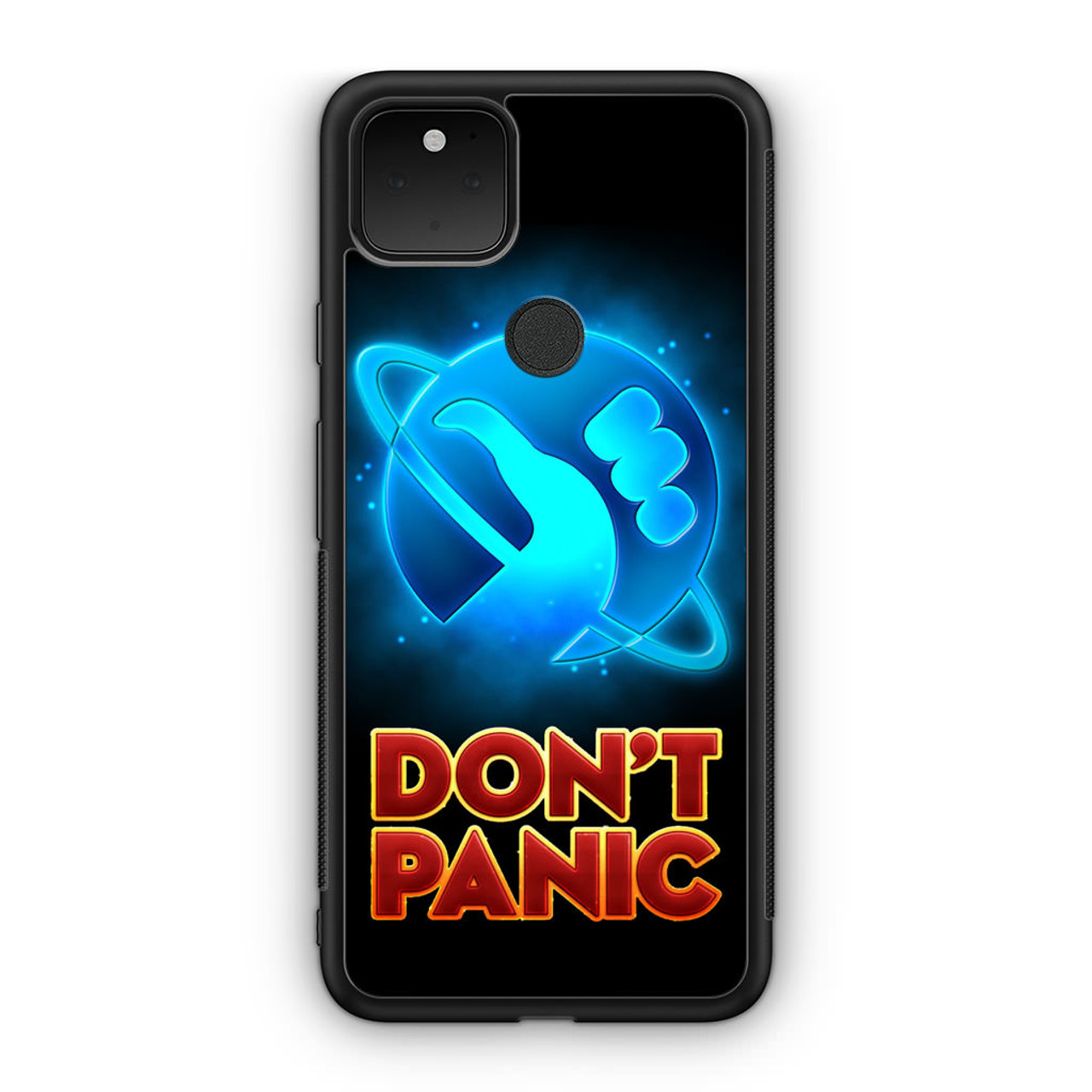 Hitchhiker's Guide To The Galaxy Dont Panic Google Pixel 5 Case