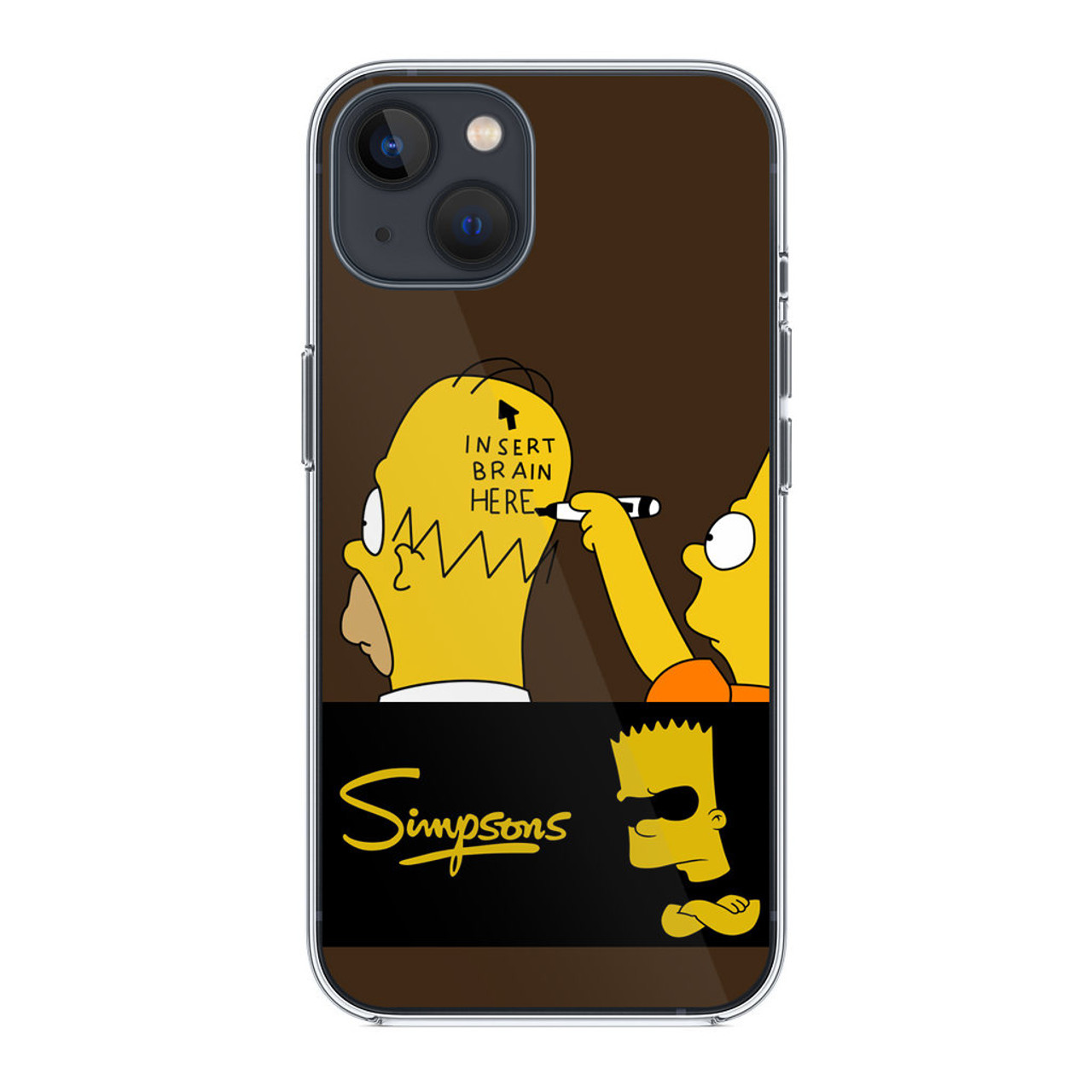 Simpsons Naughty Bart Iphone 13 Mini Case Caseshunter