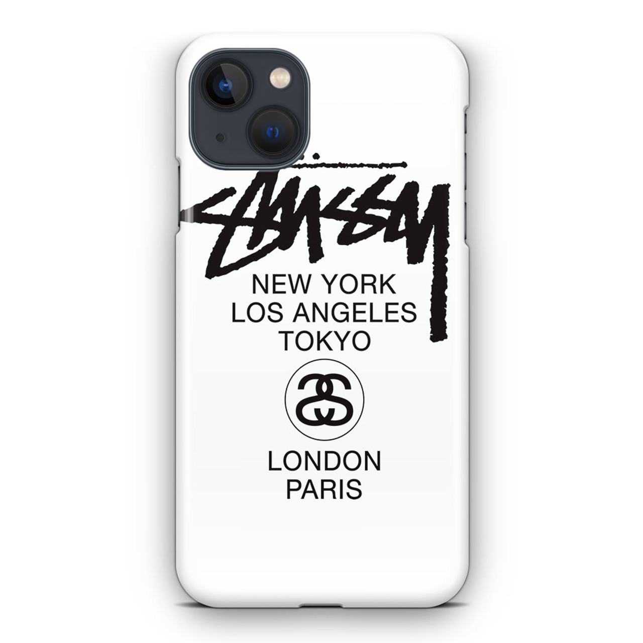 Stussy Inc Logo iPhone 13 Mini Case - CASESHUNTER