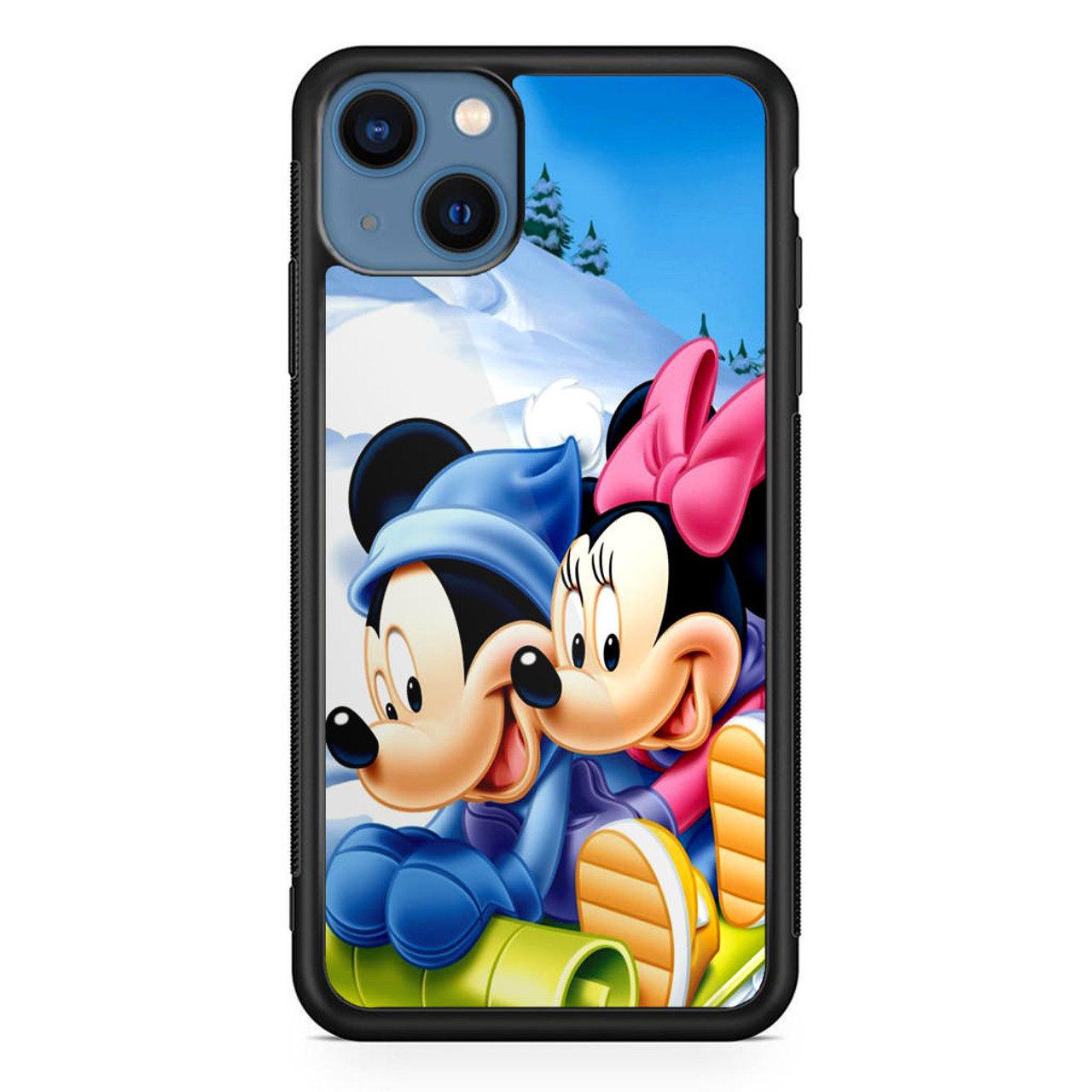 Mickey Mouse and Minnie Mouse iPhone 13 Case - CASESHUNTER