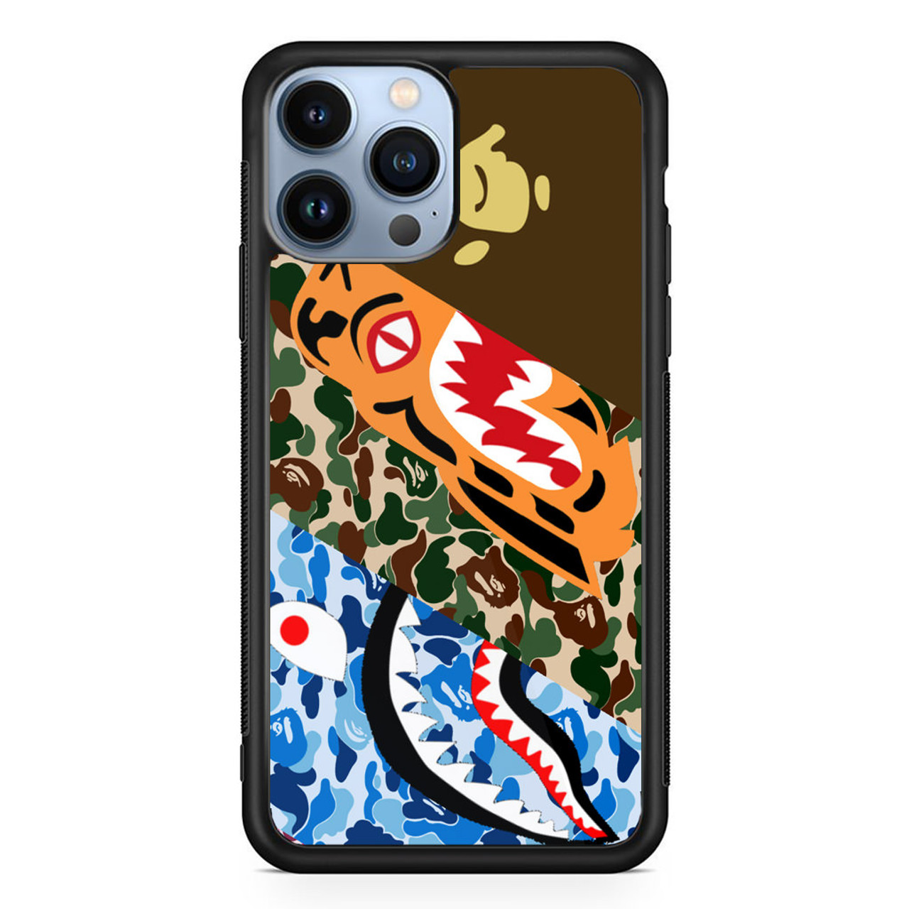 LV Bape iPhone 13 Case