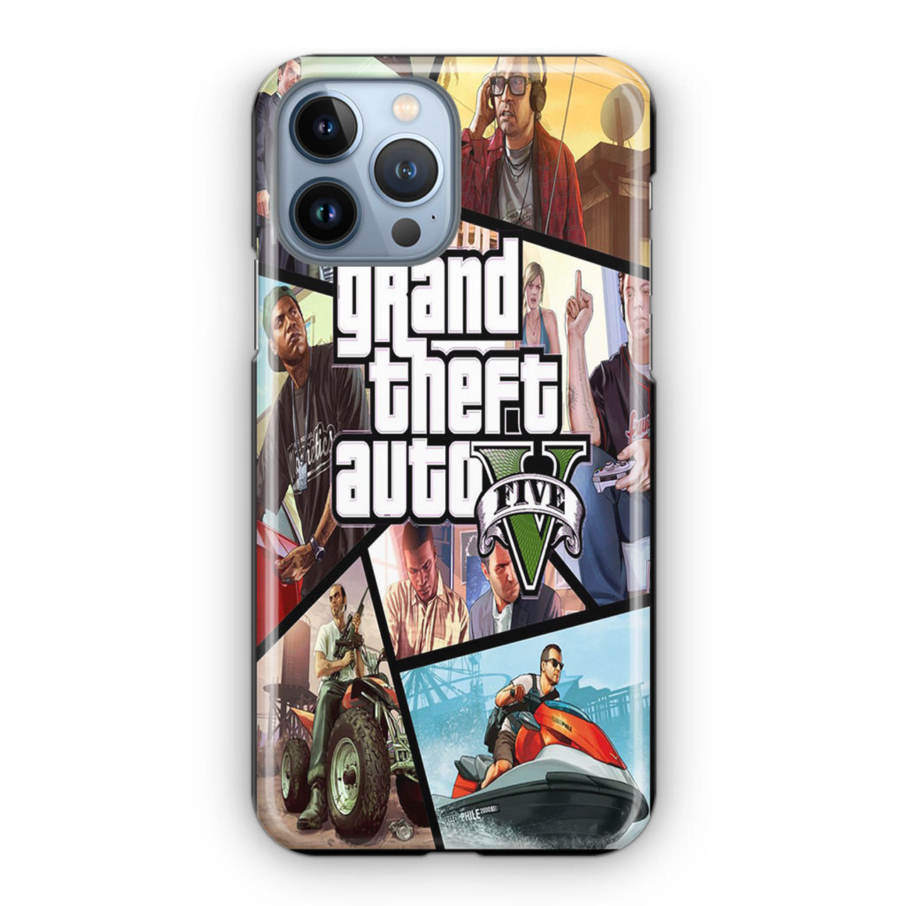 Grand Theft Auto GTA 5 Phone Case For Apple iPhone 11 13 14 Pro 15 Ultra