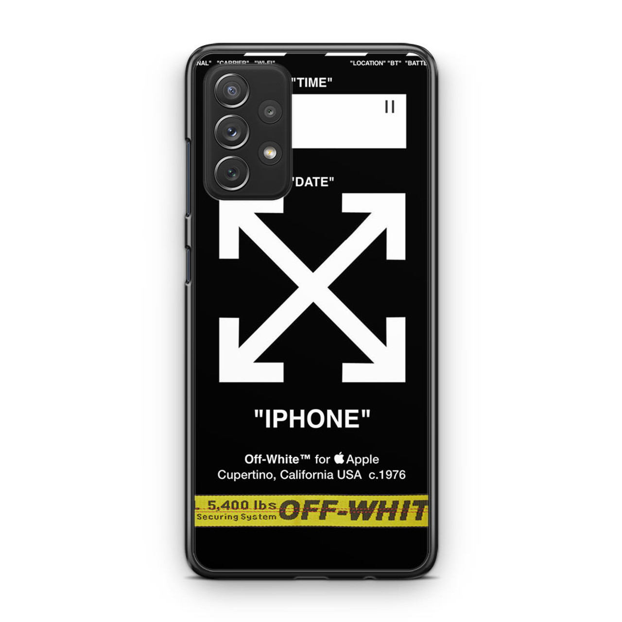 Off White X Apple Samsung Galaxy A52 Case - CASESHUNTER