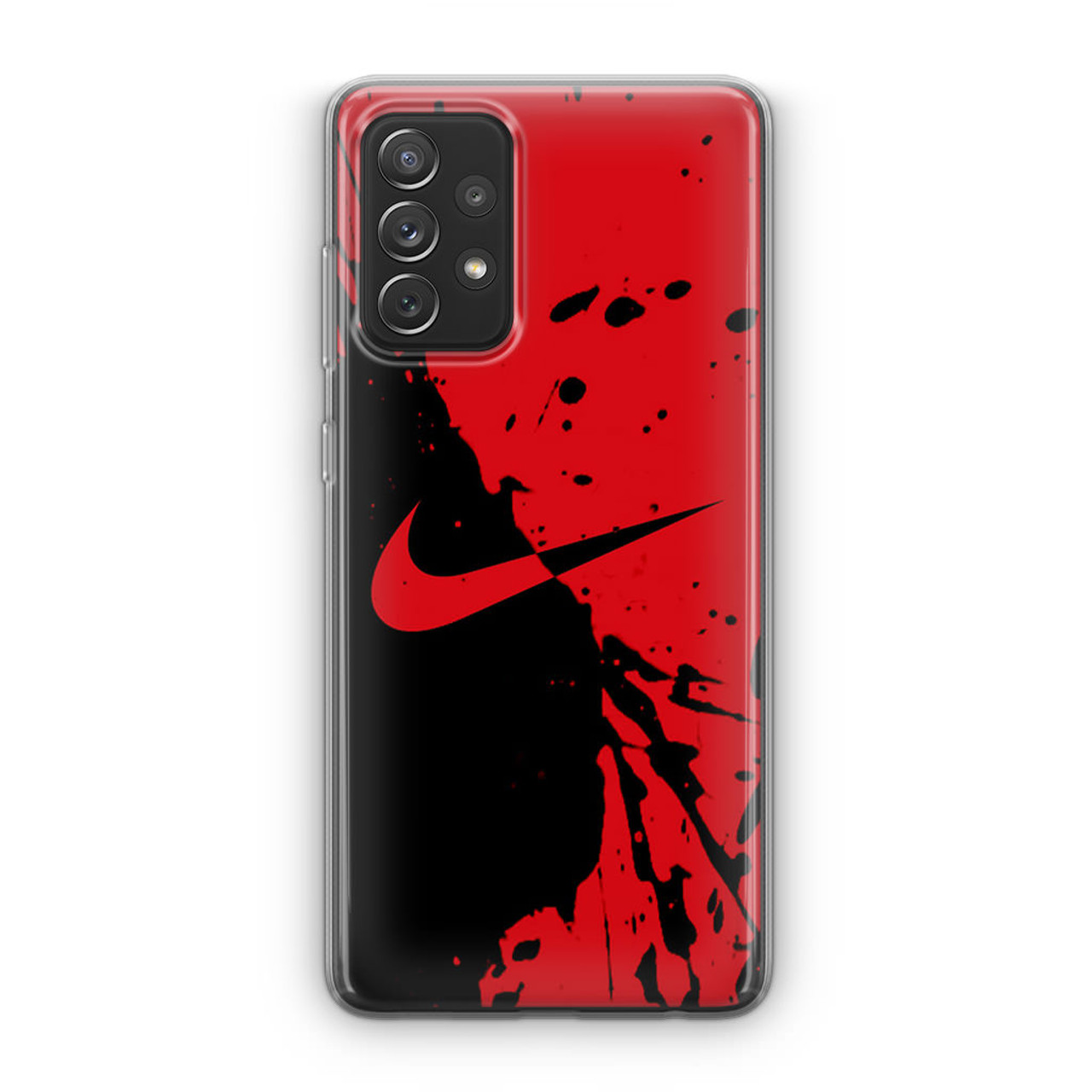 Nike Red and Black Samsung Galaxy A23 5G Case - CASESHUNTER