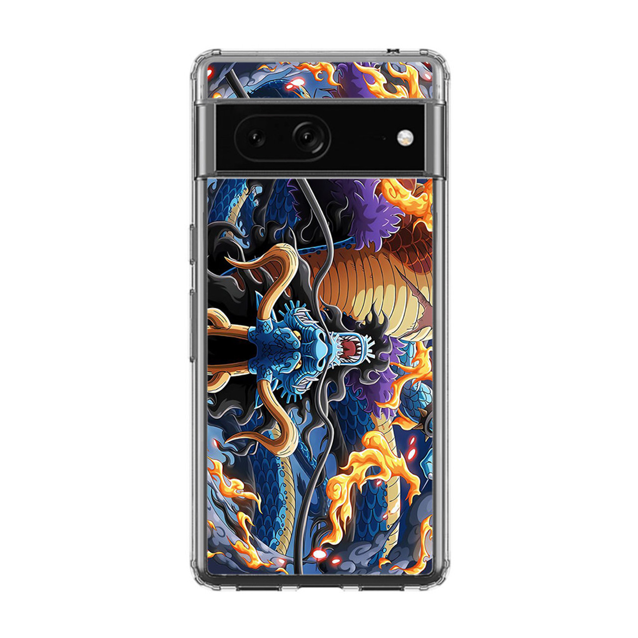 Luffy Snake Man Aura Google Pixel 7 Pro Case - CASESHUNTER