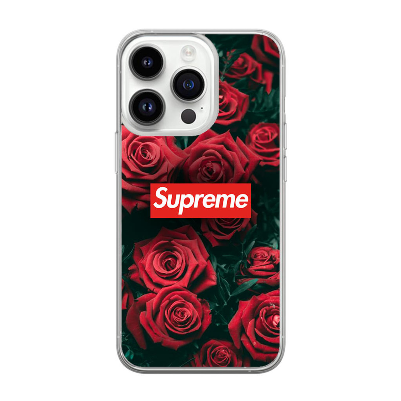 Supreme Roses iPhone 14 Pro Case - CASESHUNTER