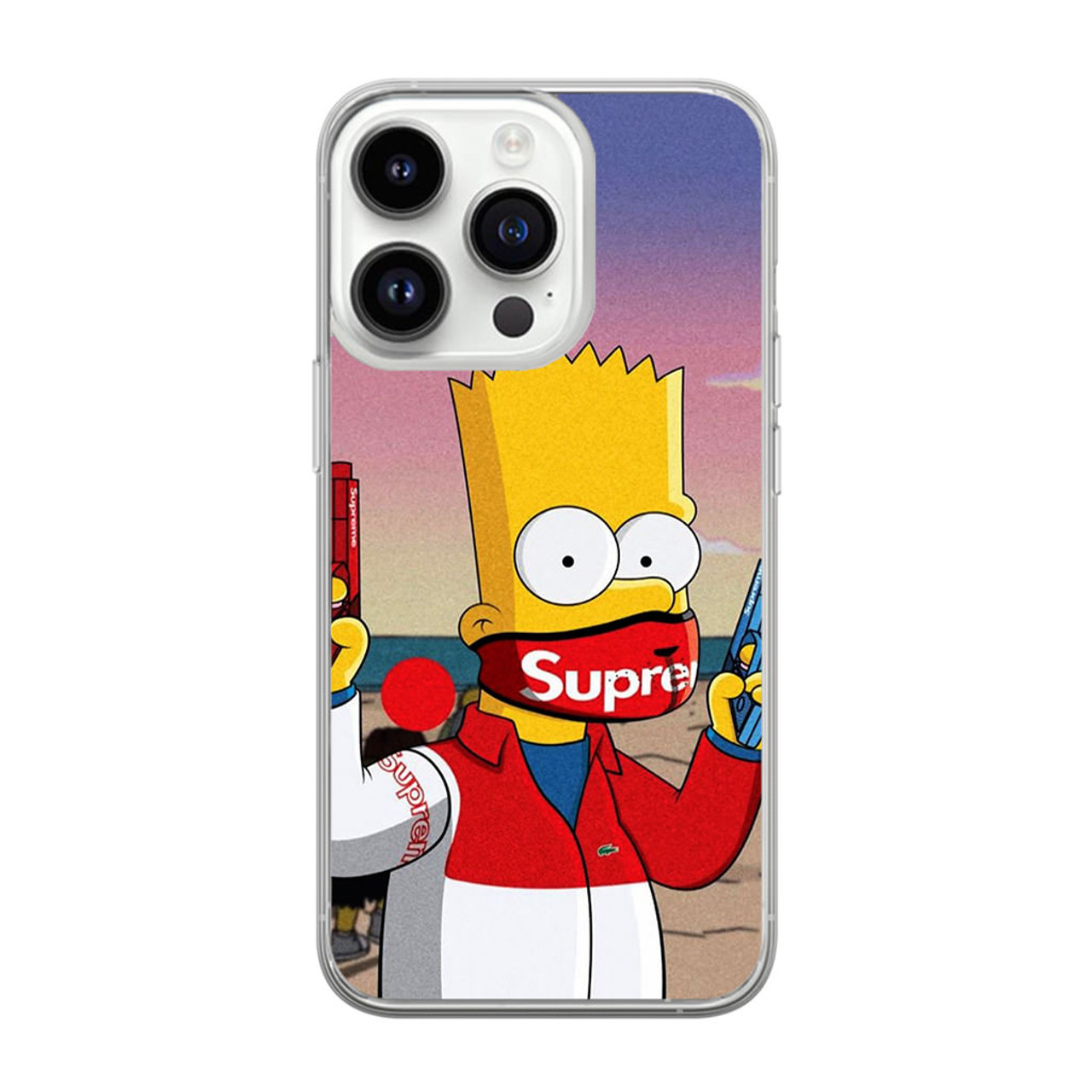 Supreme Boys Bart iPhone Xs Max Silicone Case –