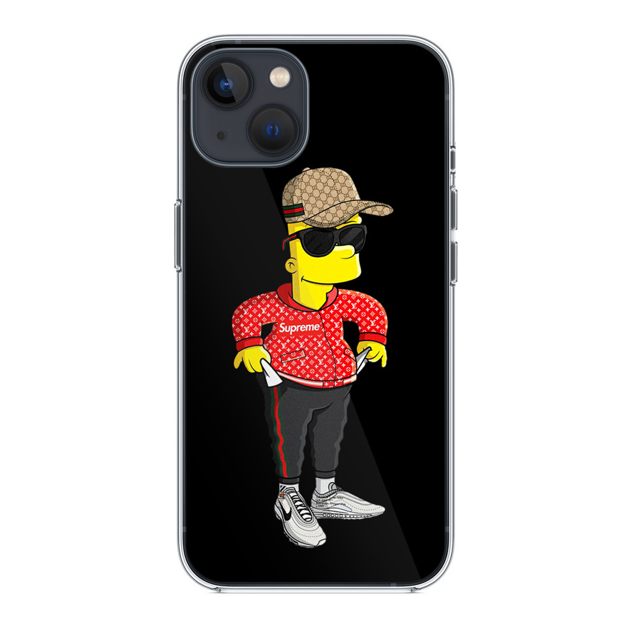 Bart Super Hypebeast LV Sup iPhone 14 Plus Case - CASESHUNTER