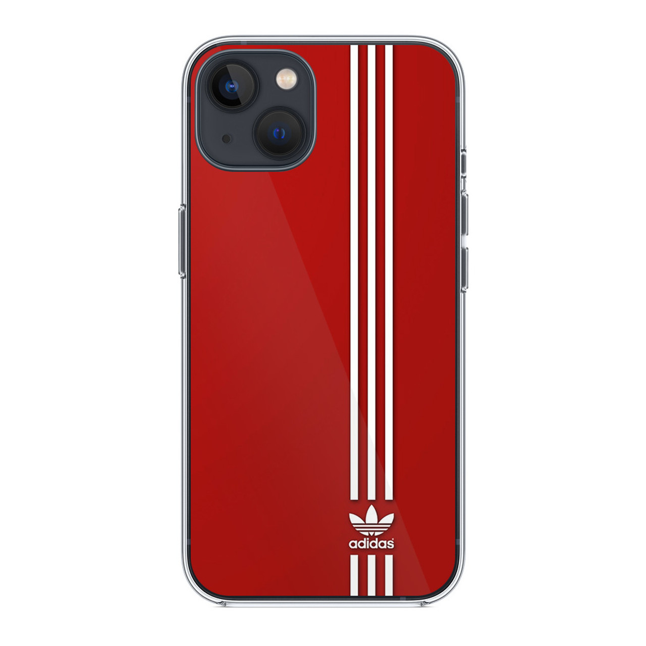 Brand Adidas Red White Sport iPhone 14 Plus Case - CASESHUNTER
