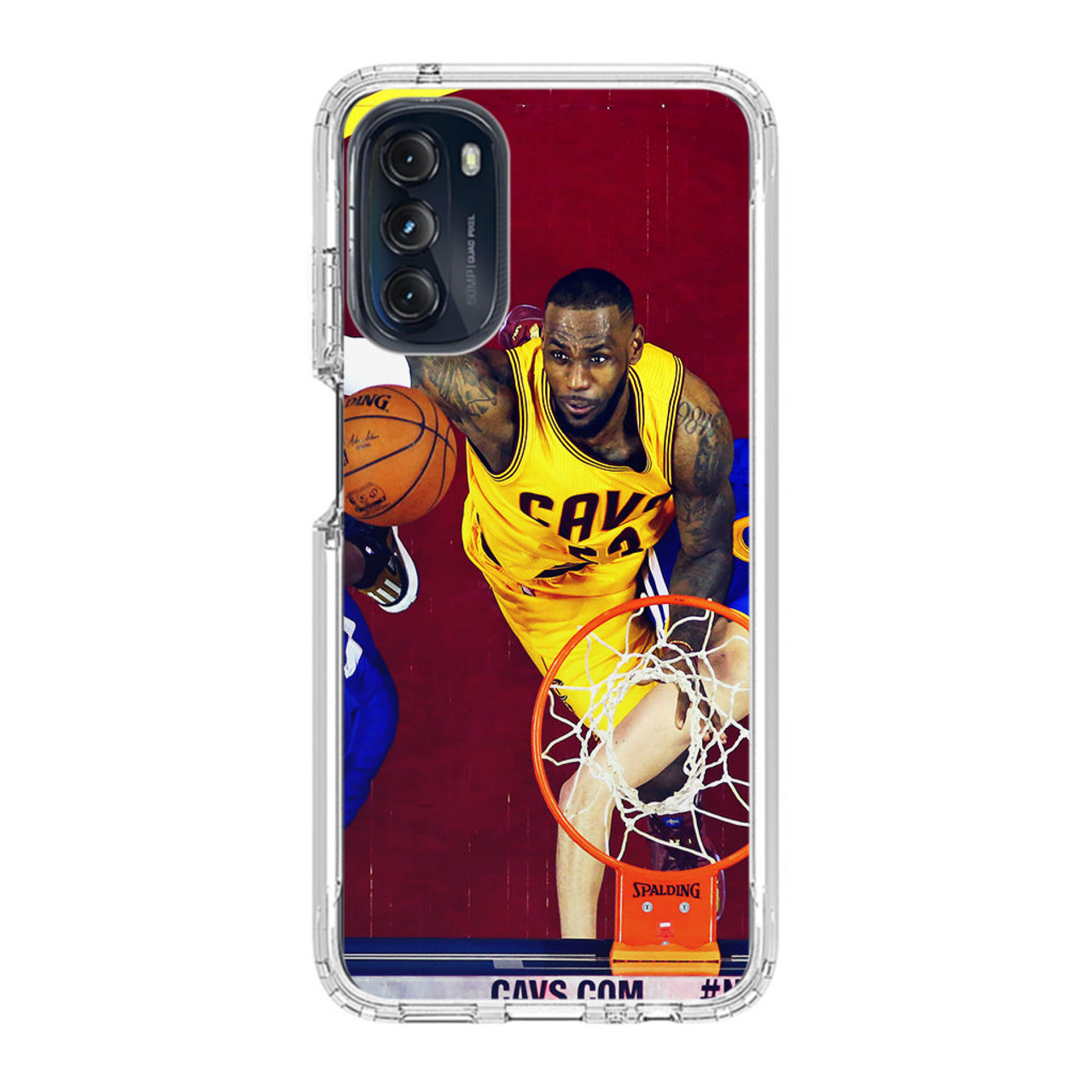 LeBron James NBA Logo Motorola Moto G Power Clear Case