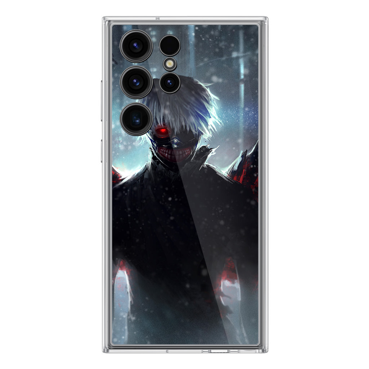 Tokyo Ghoul Gen Kaneki Snow Samsung Galaxy S23 Ultra Case - CASESHUNTER