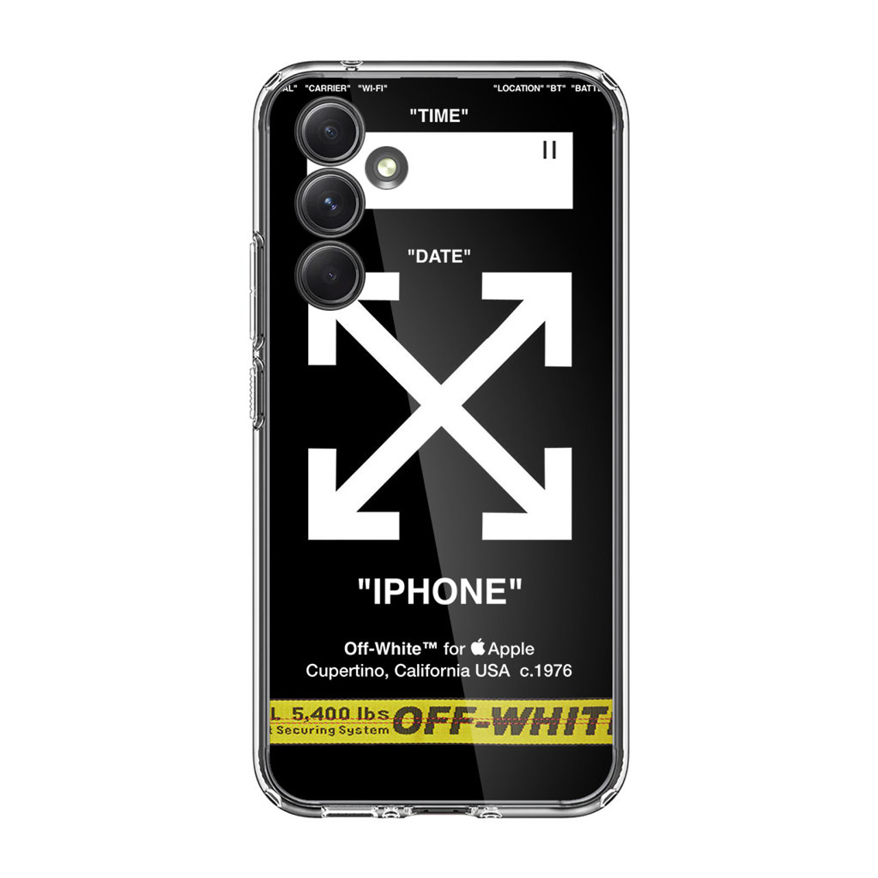 Off White X Apple Samsung Galaxy A54 5G Case - CASESHUNTER