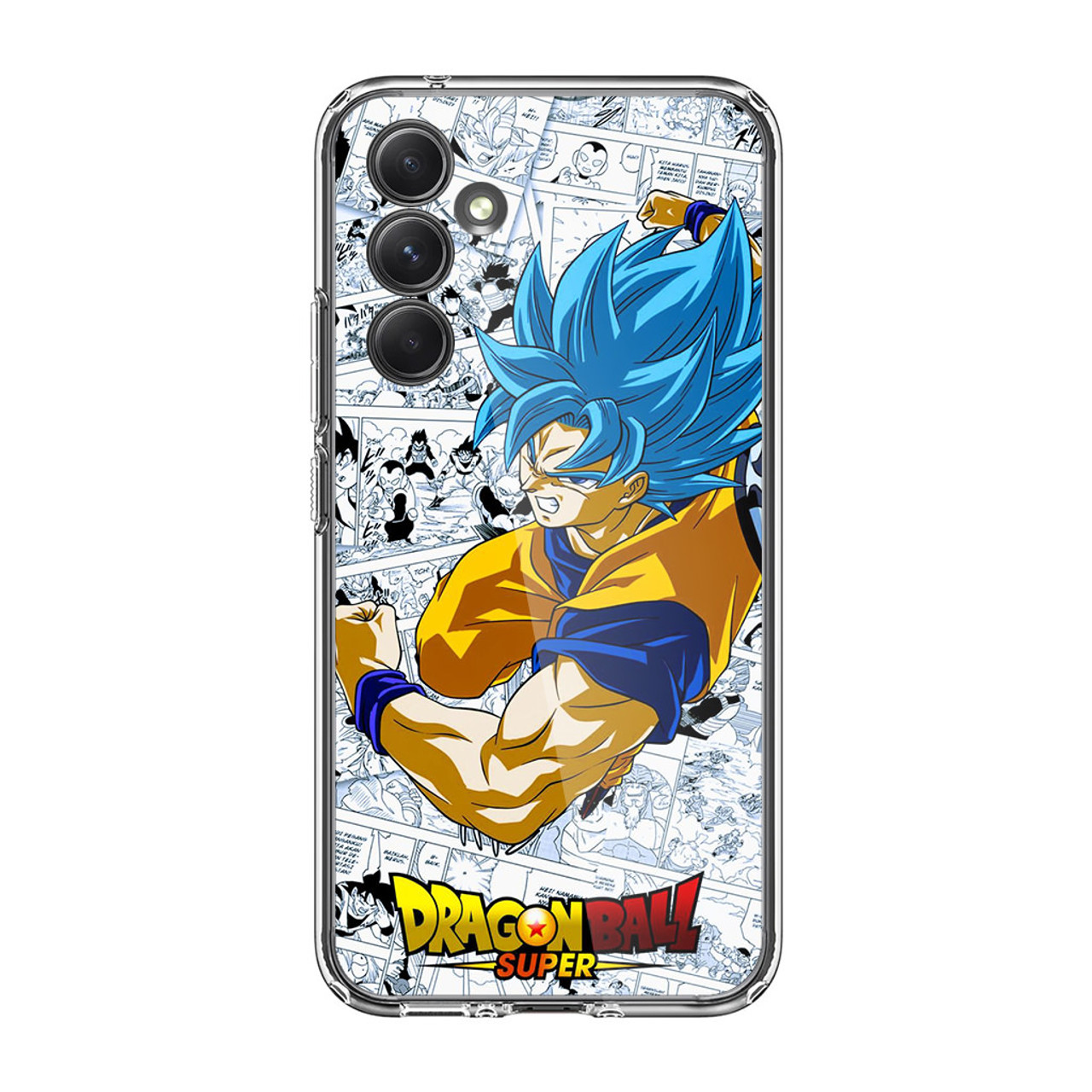 Dragon Ball 4 Samsung Galaxy Z Fold 4 Clear Case