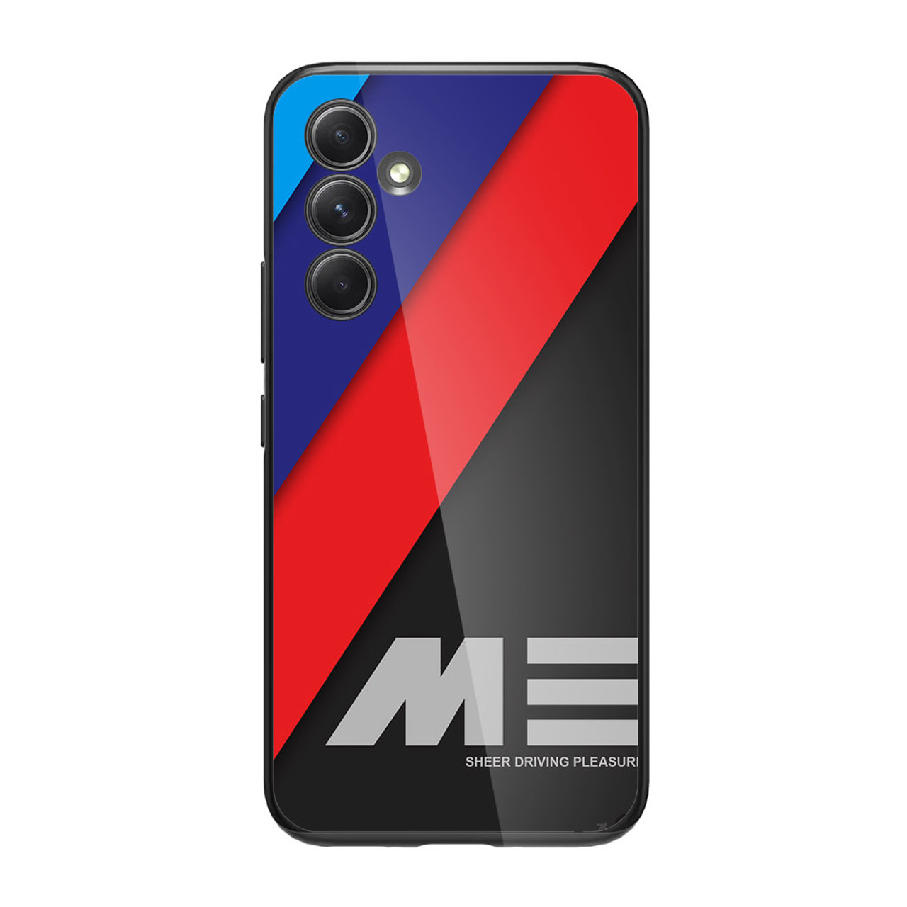 BMW M Performance Glass Phone Case Cover For iPhone 13 12 11 X 8 Pro  Protective