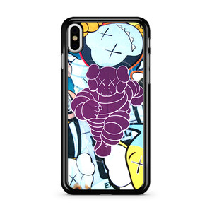 LV x Kaws Phone case+Keychain box set - Geek&Nerds Fashion