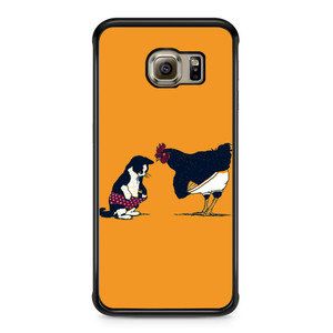 Cat Chicken Yellow Underwear Cute Samsung Galaxy S7 Edge Case - CASESHUNTER