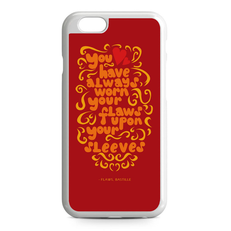 Bastille Lyrics Flaws1 iPhone 6/6S Case