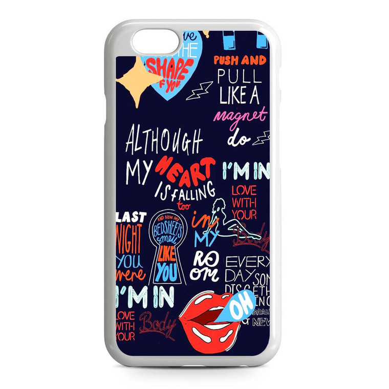 Shape Of You Lyrics iPhone 6/6S Case