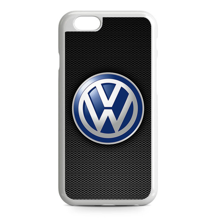 VW Logo Black Carbon iPhone 6/6S Case