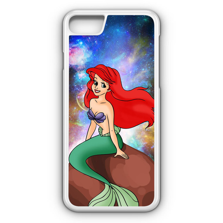 Ariel Little Mermaid In Galaxy Space iPhone 7 Case