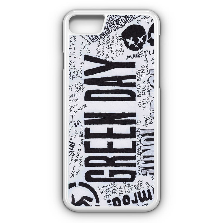 Green Day Pencil Drawing iPhone 7 Case