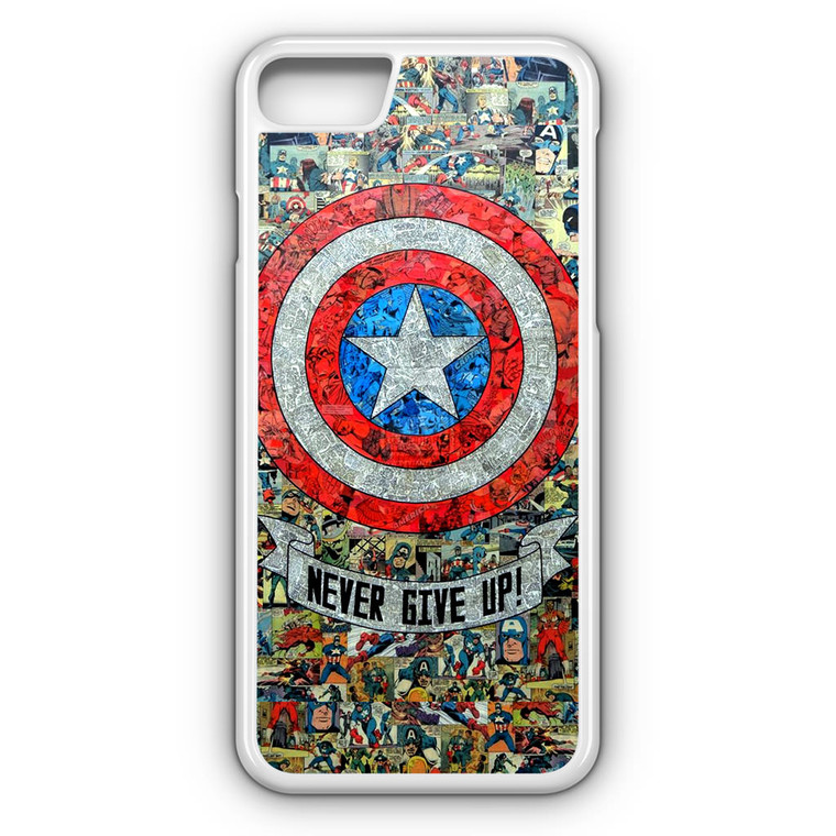 Captain America Never Give up iPhone 7 Case