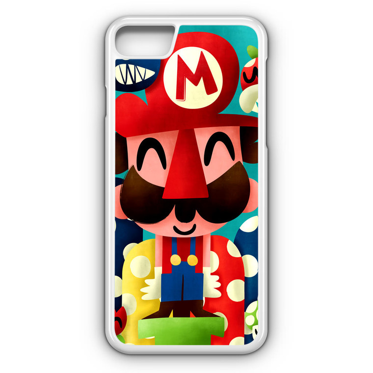 Super Mario Bross Art Design iPhone 7 Case