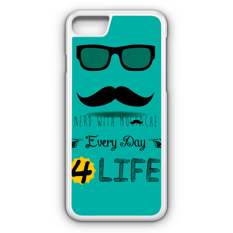 Nerd With Mustache iPhone 7 Case