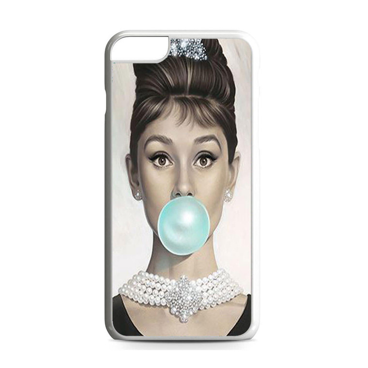 Audrey Hepburn Bubble Blue iPhone 6 Plus/6S Plus Case