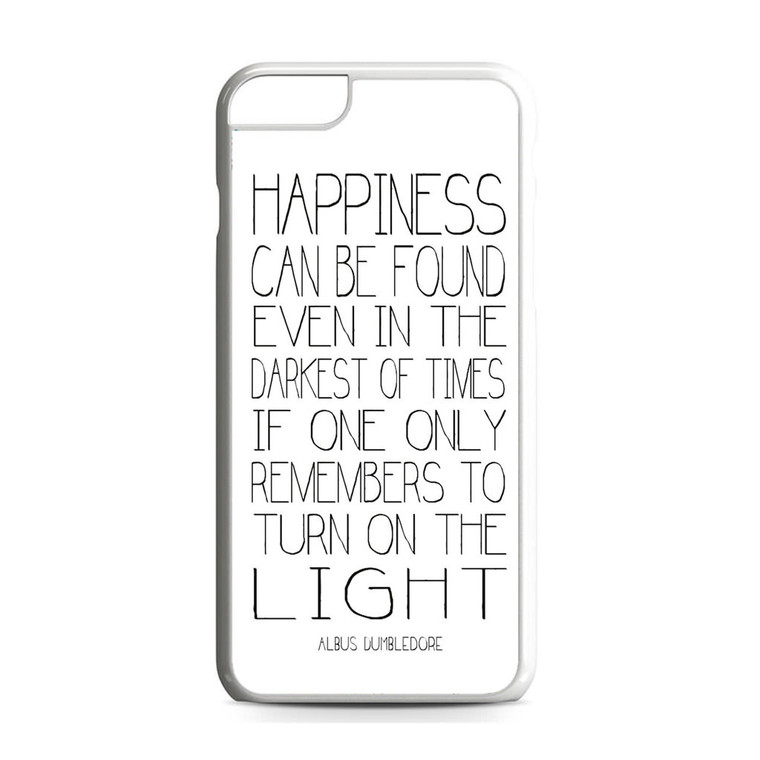 Albus Dumbledore Quotes in White iPhone 6 Plus/6S Plus Case